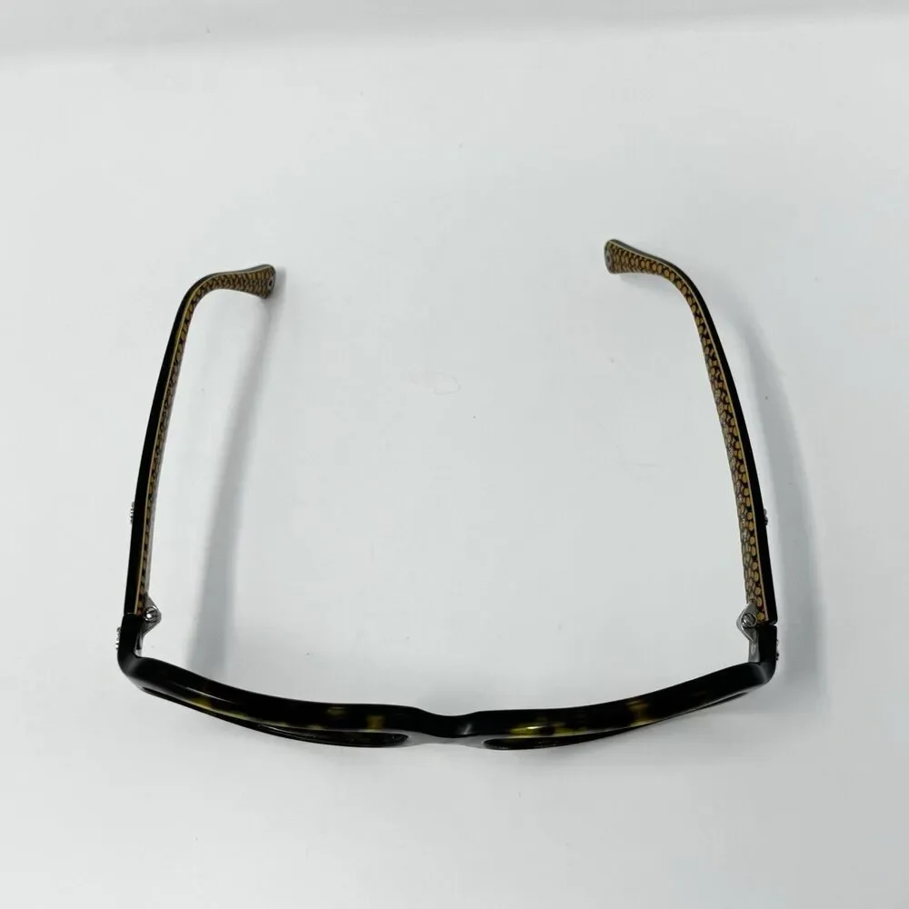 Coach HC8016 Clara L008 Dark Tortoise Eyeglass Frames 57-15-130